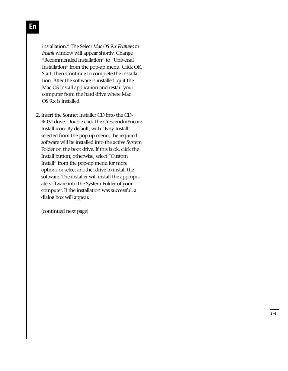 Sonnet Technologies Encore_ZIF Processor Upgrade User Manual | Page 49 / 120