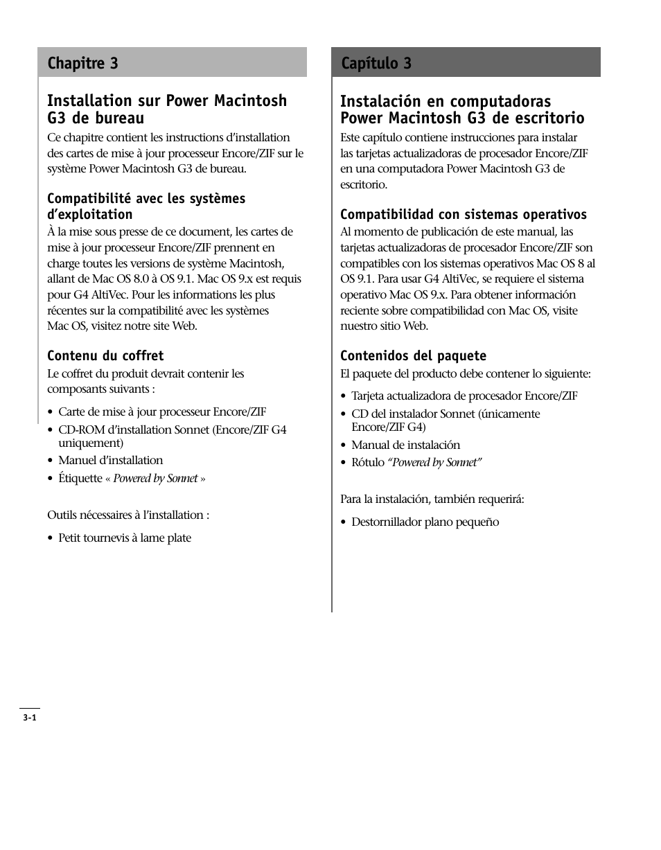 Sonnet Technologies Encore_ZIF Processor Upgrade User Manual | Page 58 / 120
