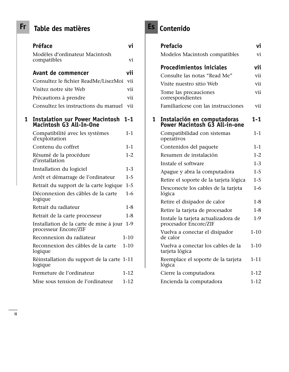 Sonnet Technologies Encore_ZIF Processor Upgrade User Manual | Page 6 / 120