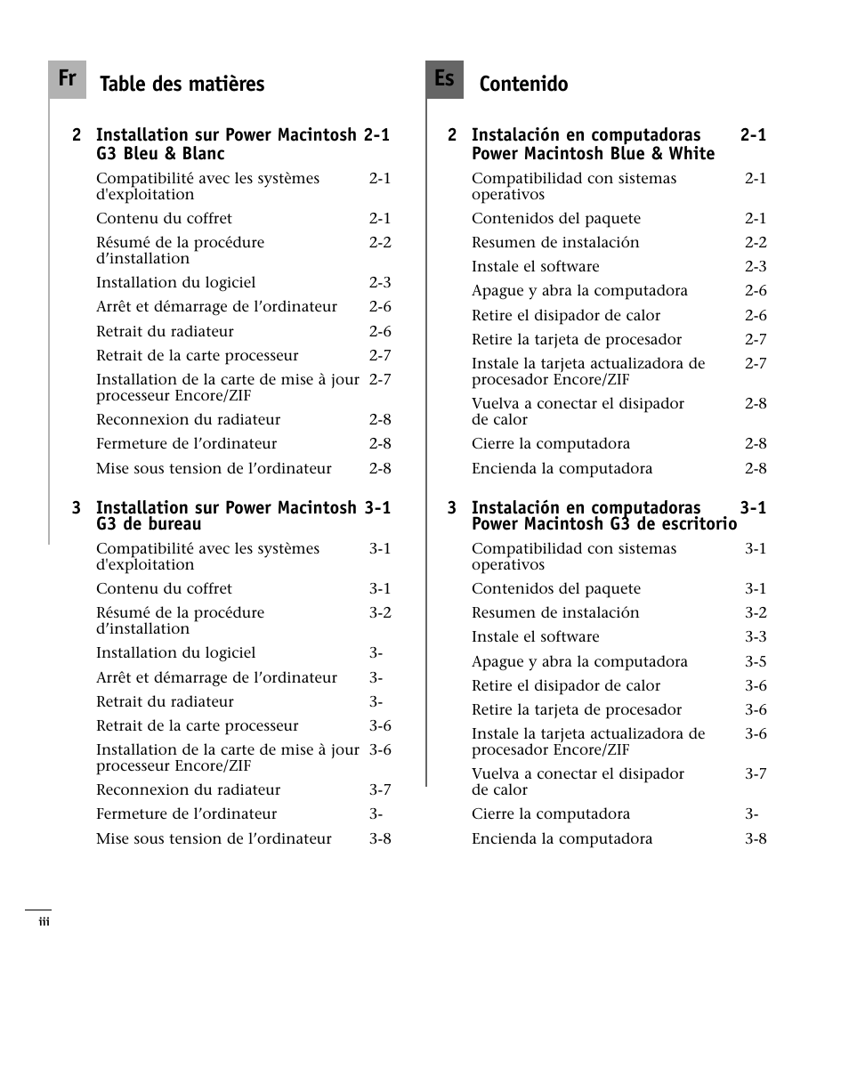 Sonnet Technologies Encore_ZIF Processor Upgrade User Manual | Page 8 / 120