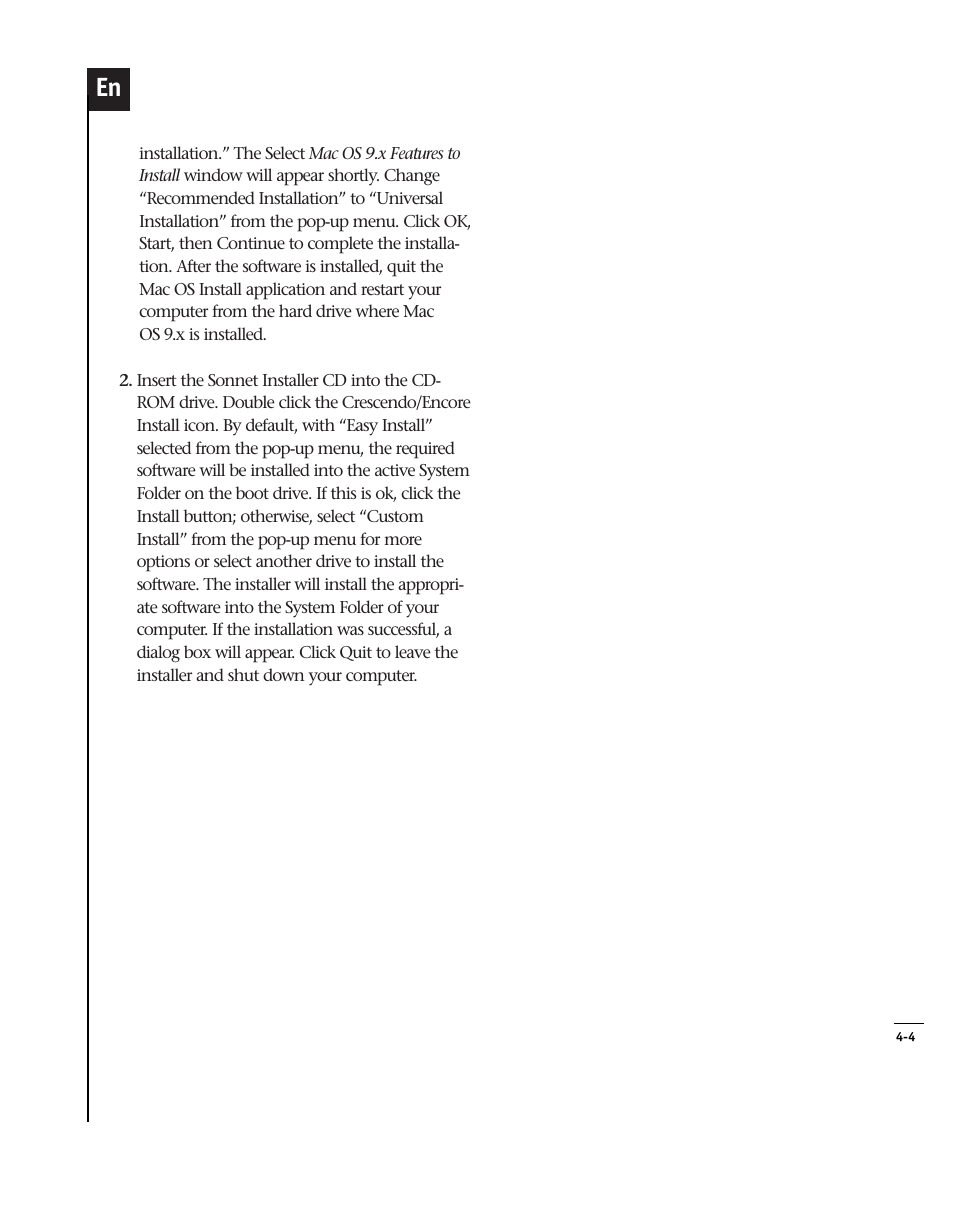 Sonnet Technologies Encore_ZIF Processor Upgrade User Manual | Page 81 / 120