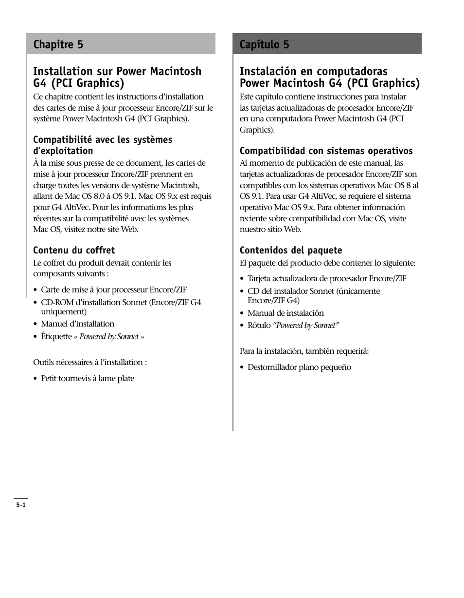 Sonnet Technologies Encore_ZIF Processor Upgrade User Manual | Page 90 / 120