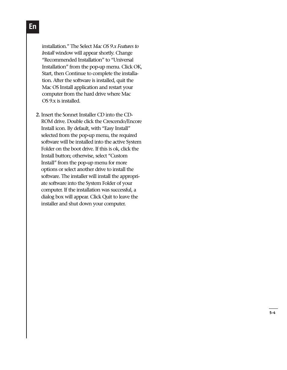 Sonnet Technologies Encore_ZIF Processor Upgrade User Manual | Page 97 / 120