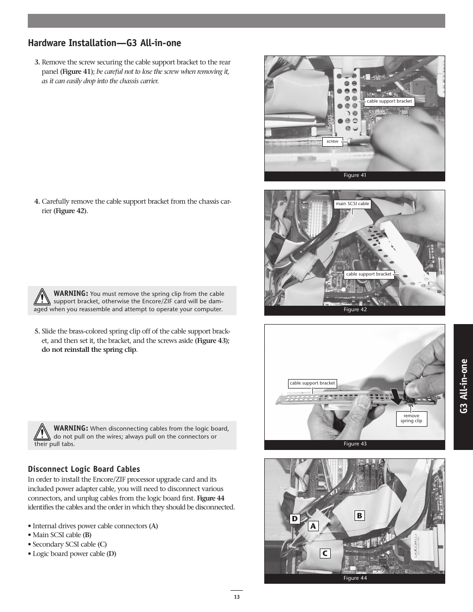 Hardware installation—g3 all-in-one, G3 a ll- in -o ne | Sonnet Technologies Encore_ZIF 1.0 GHz Processor Upgrade User Manual | Page 15 / 28