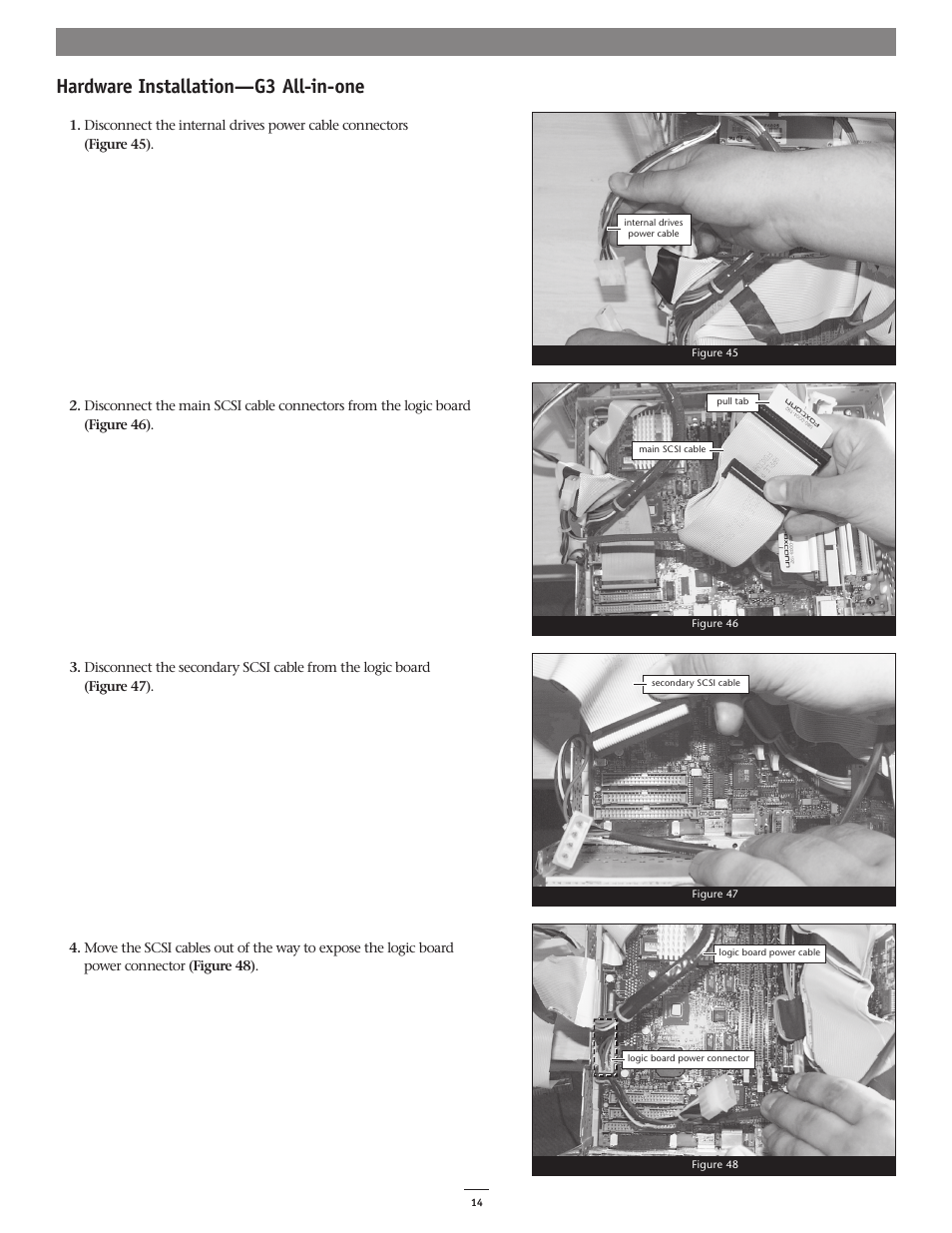 Hardware installation—g3 all-in-one | Sonnet Technologies Encore_ZIF 1.0 GHz Processor Upgrade User Manual | Page 16 / 28