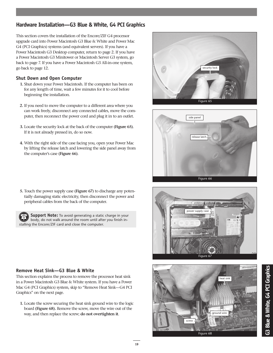 G3 b lu e & w hi te , g 4 pc i g ra ph ics | Sonnet Technologies Encore_ZIF 1.0 GHz Processor Upgrade User Manual | Page 21 / 28