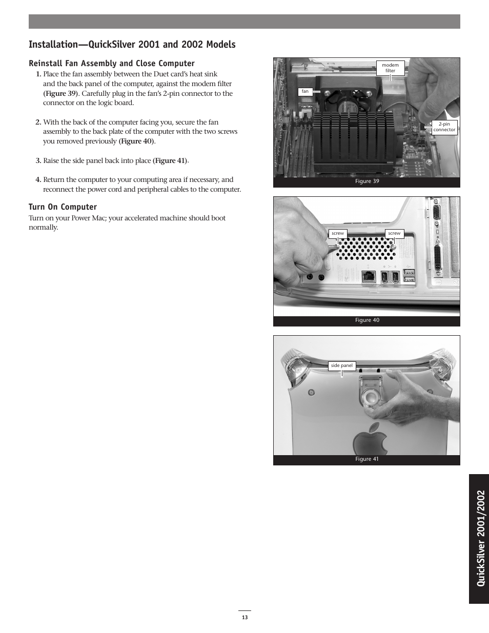 Sonnet Technologies Encore_ST G4 Duet 1.7 GHz Processor Upgrade Card User Manual | Page 15 / 15