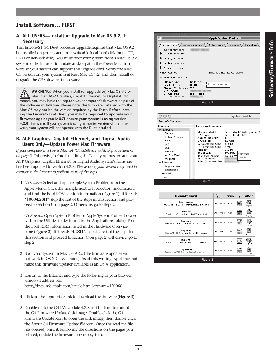 Sonnet Technologies Encore_ST G4 Duet 1.7 GHz Processor Upgrade Card User Manual | Page 3 / 15