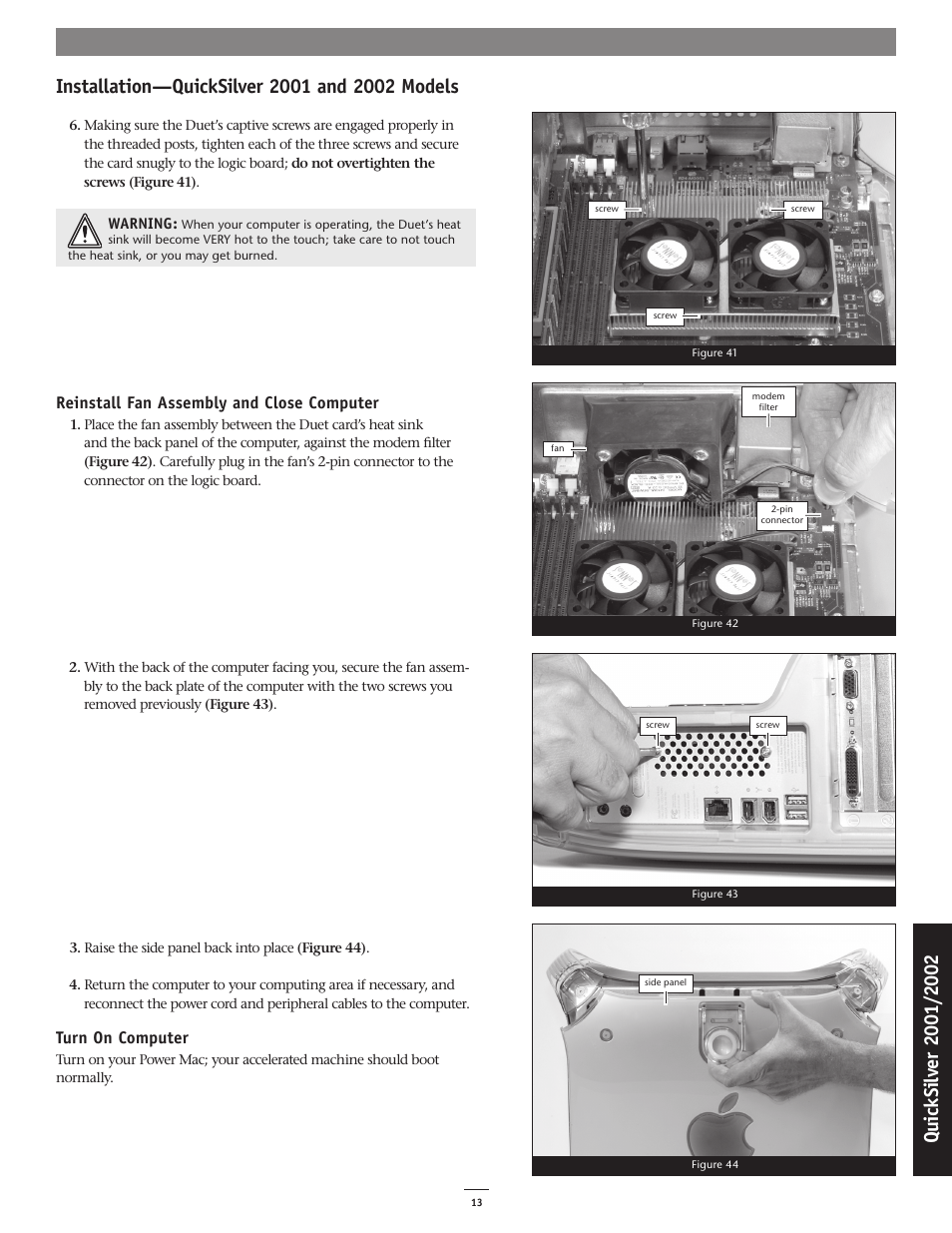 Sonnet Technologies Encore_ST G4 Duet 1.8 GHz Processor Upgrade Card User Manual | Page 15 / 15