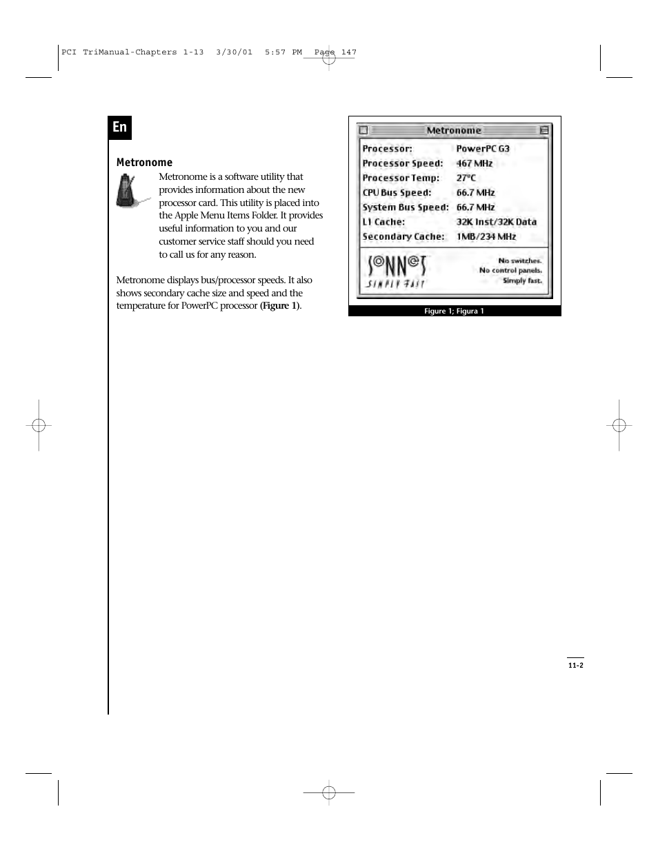 Sonnet Technologies Crescendo_PCI Processor Upgrade Card User Manual | Page 165 / 179