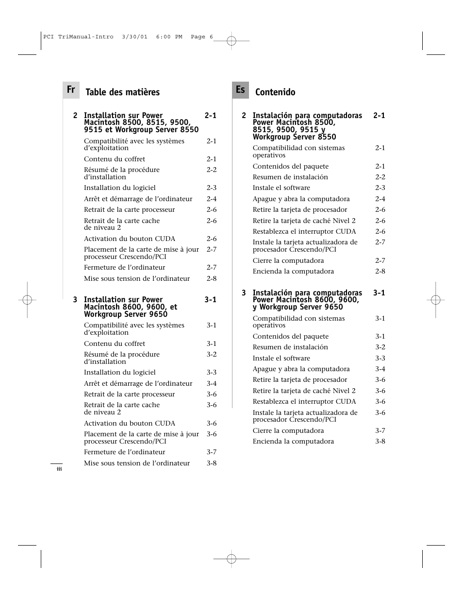 Sonnet Technologies Crescendo_PCI Processor Upgrade Card User Manual | Page 6 / 179
