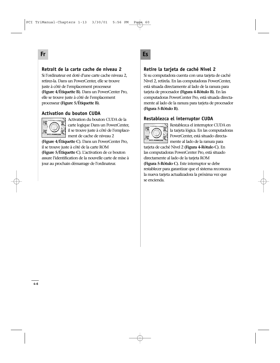 Es fr | Sonnet Technologies Crescendo_PCI Processor Upgrade Card User Manual | Page 78 / 179