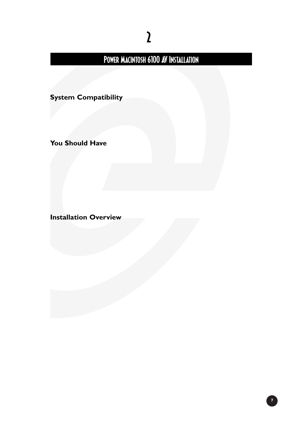 Power macintosh 6100 av installation | Sonnet Technologies Crescendo_NuBus Processor Upgrade Card User Manual | Page 13 / 97
