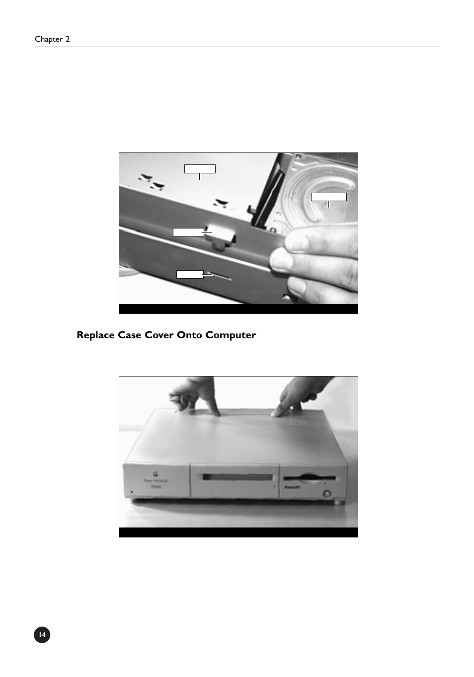 Replace case cover onto computer | Sonnet Technologies Crescendo_NuBus Processor Upgrade Card User Manual | Page 20 / 97
