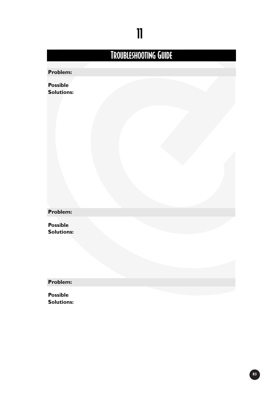 Troubleshooting guide | Sonnet Technologies Crescendo_NuBus Processor Upgrade Card User Manual | Page 89 / 97