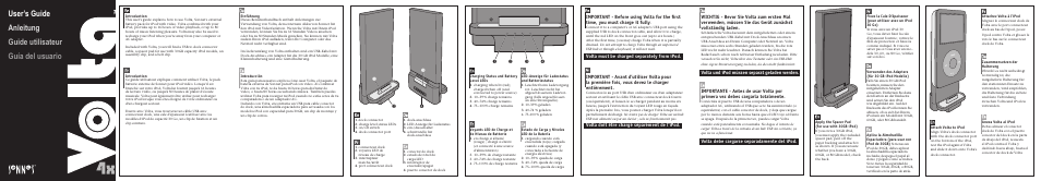 Sonnet Technologies Volta Rechargeable Battery Pack User Manual | 2 pages