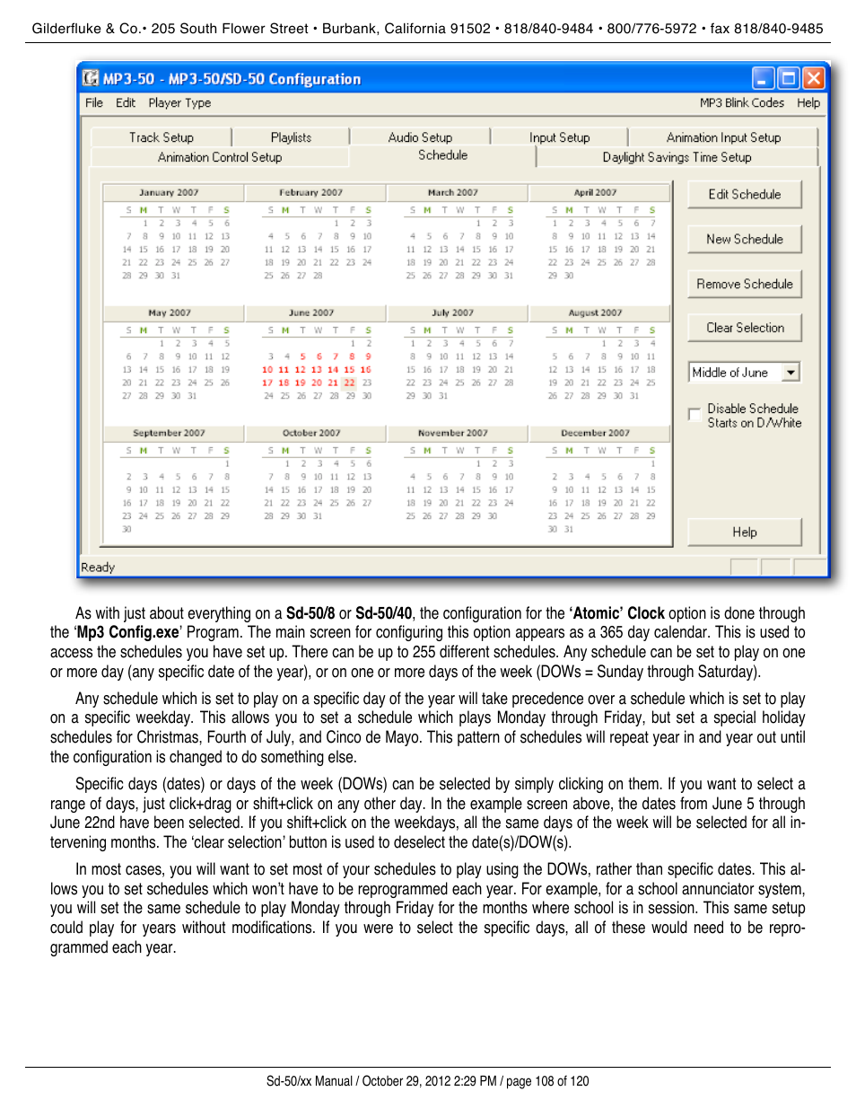 Gilderfluke&Co Sd-50 Audio & Show Controllers User Manual | Page 108 / 120