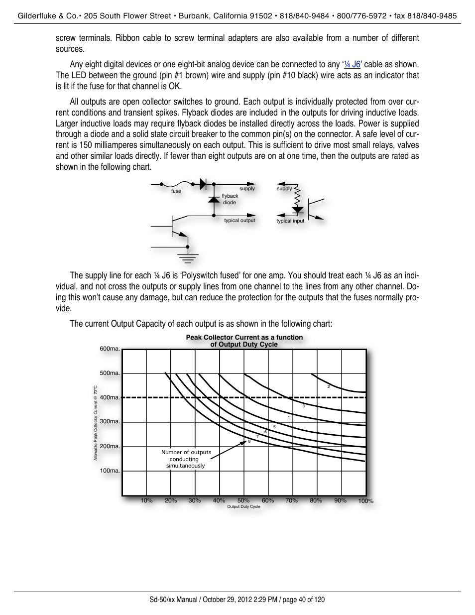 Gilderfluke&Co Sd-50 Audio & Show Controllers User Manual | Page 40 / 120