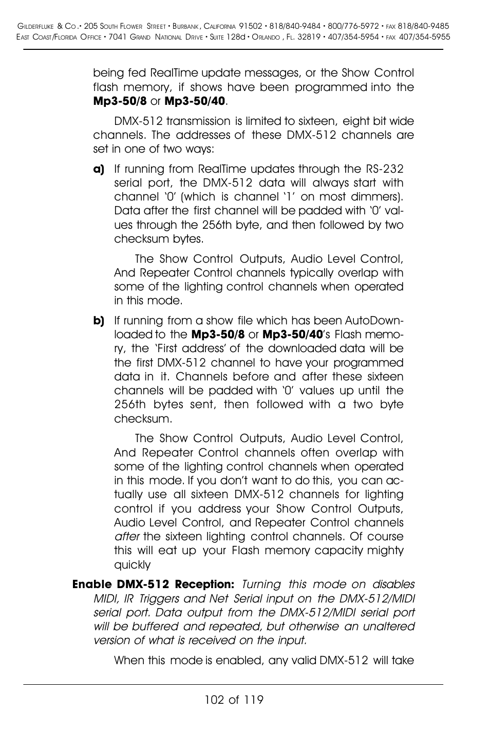 After | Gilderfluke&Co Mp3-50 Audio & Show Controllers User Manual | Page 110 / 127