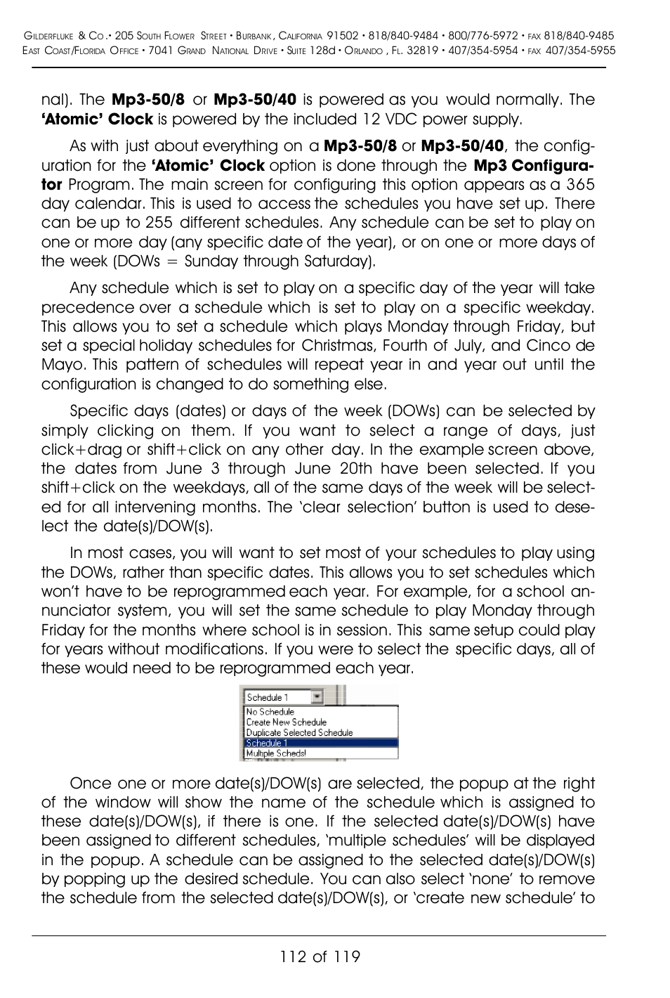 Gilderfluke&Co Mp3-50 Audio & Show Controllers User Manual | Page 120 / 127