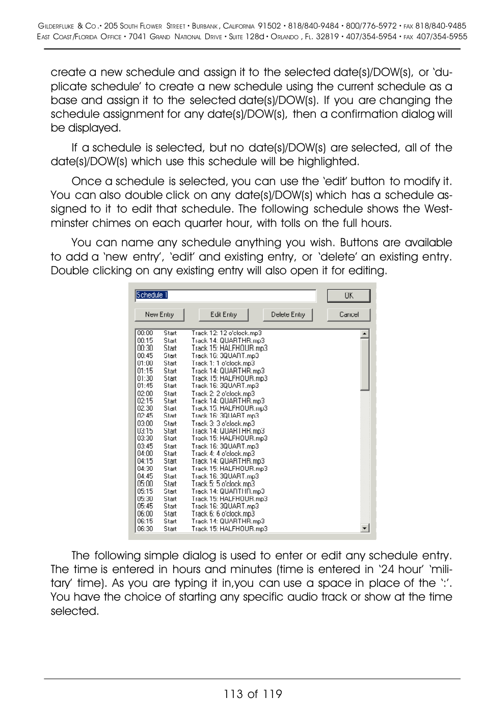 Gilderfluke&Co Mp3-50 Audio & Show Controllers User Manual | Page 121 / 127