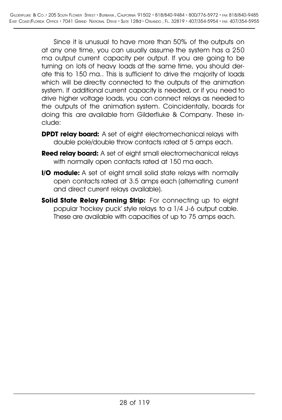 Gilderfluke&Co Mp3-50 Audio & Show Controllers User Manual | Page 36 / 127