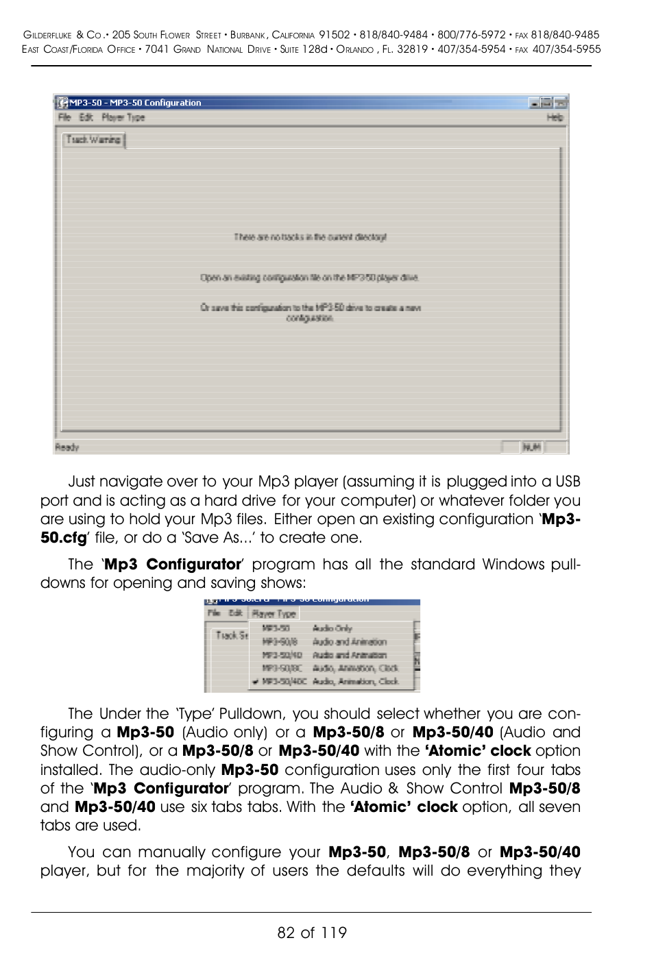 Gilderfluke&Co Mp3-50 Audio & Show Controllers User Manual | Page 90 / 127