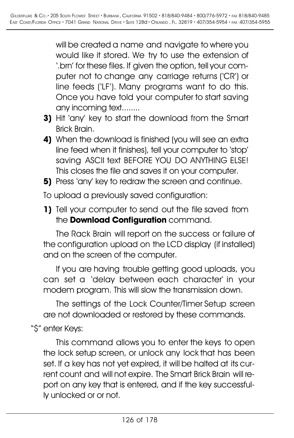 Gilderfluke&Co 'Smart' Brick Animation Control System User Manual | Page 136 / 188