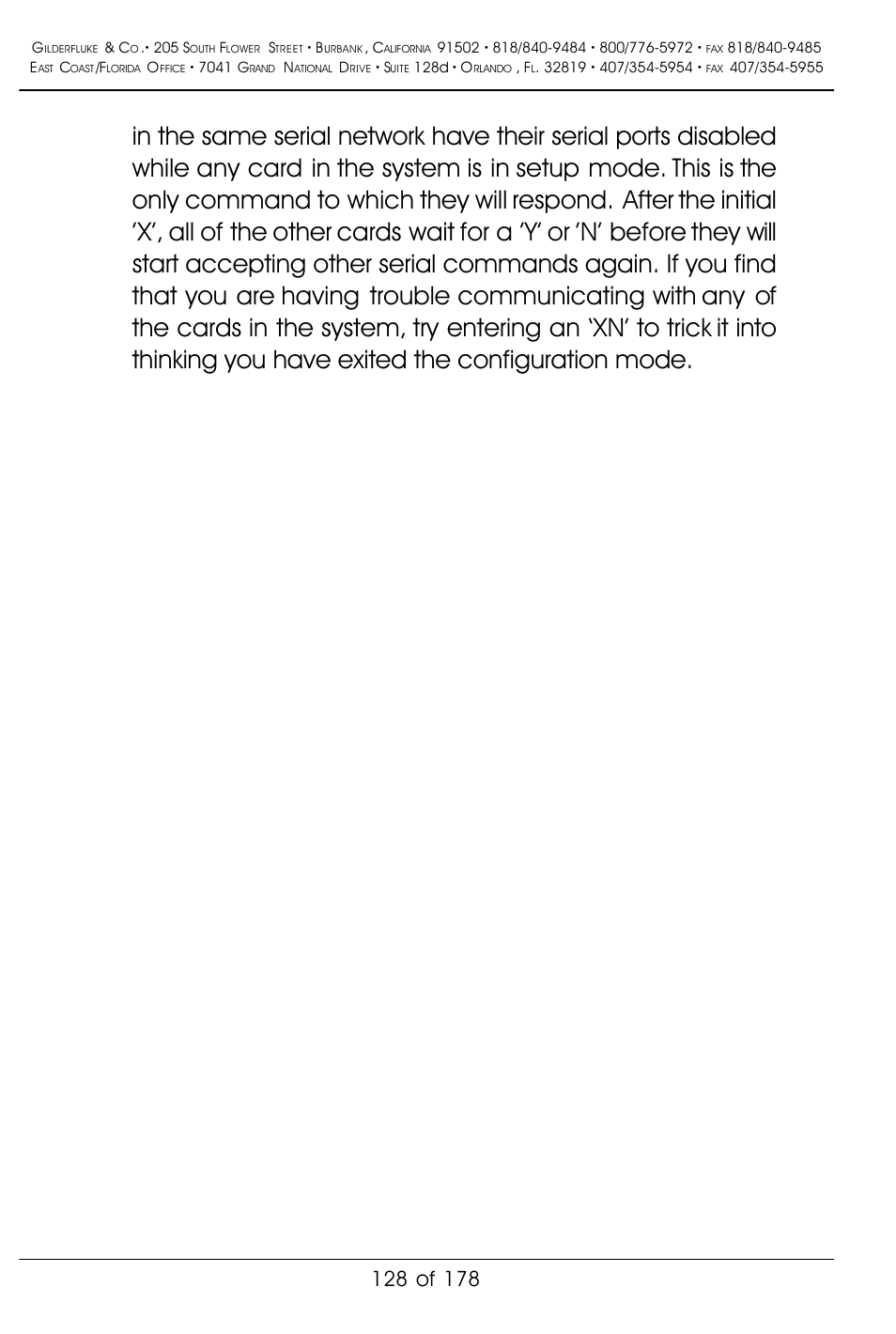 Gilderfluke&Co 'Smart' Brick Animation Control System User Manual | Page 138 / 188