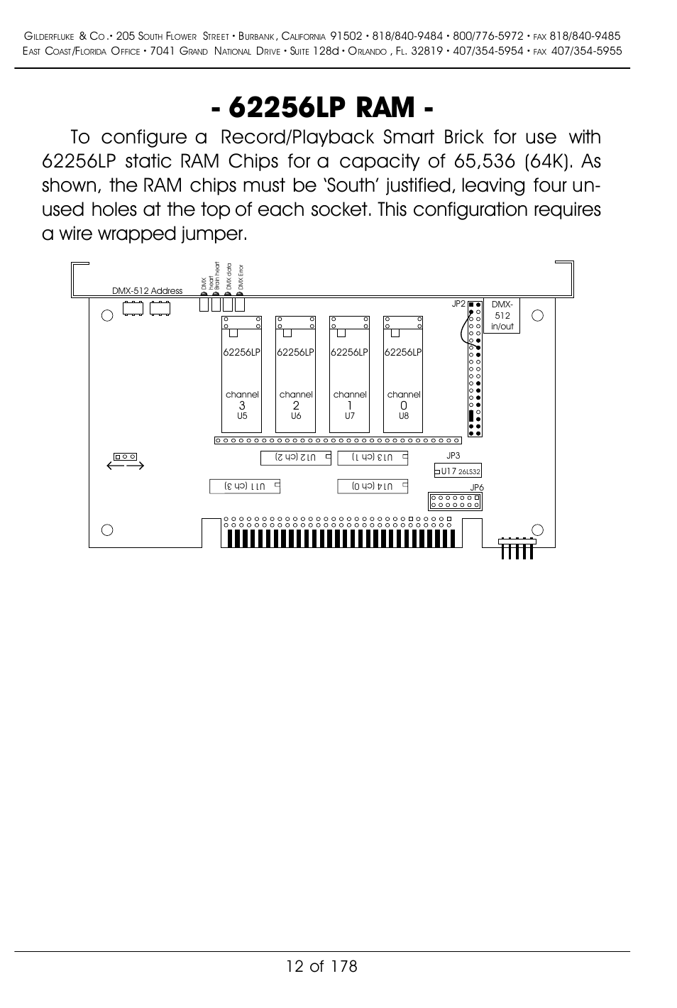 Gilderfluke&Co 'Smart' Brick Animation Control System User Manual | Page 22 / 188