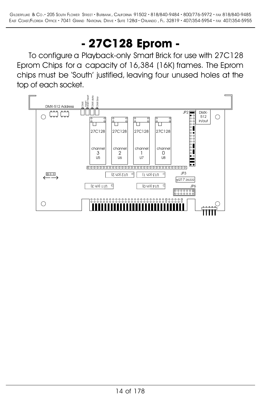 Gilderfluke&Co 'Smart' Brick Animation Control System User Manual | Page 24 / 188