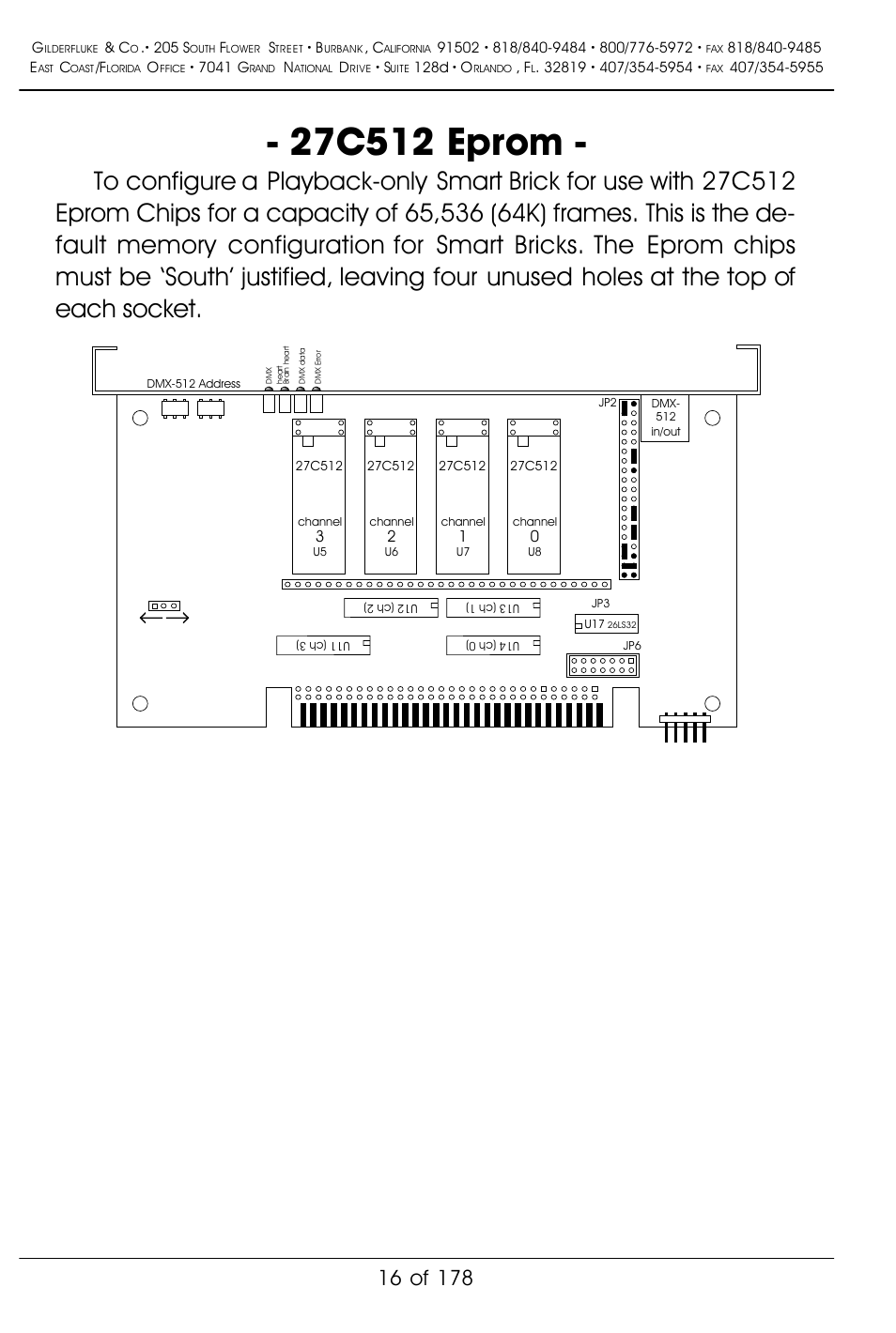 Gilderfluke&Co 'Smart' Brick Animation Control System User Manual | Page 26 / 188