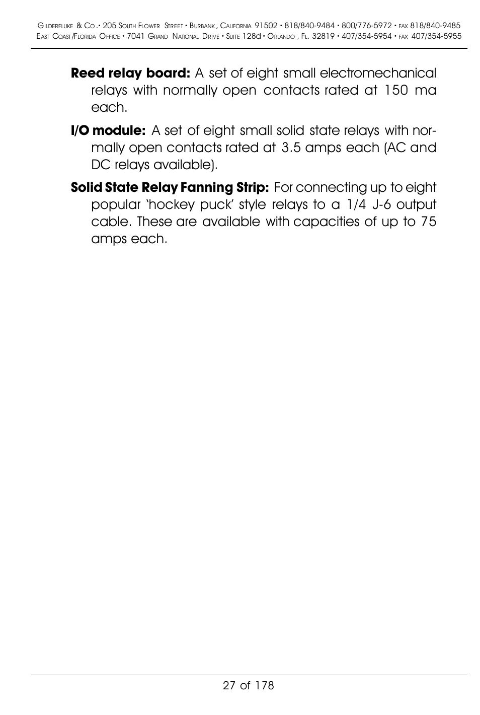 Gilderfluke&Co 'Smart' Brick Animation Control System User Manual | Page 37 / 188