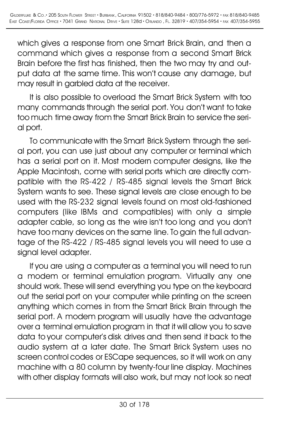 Gilderfluke&Co 'Smart' Brick Animation Control System User Manual | Page 40 / 188