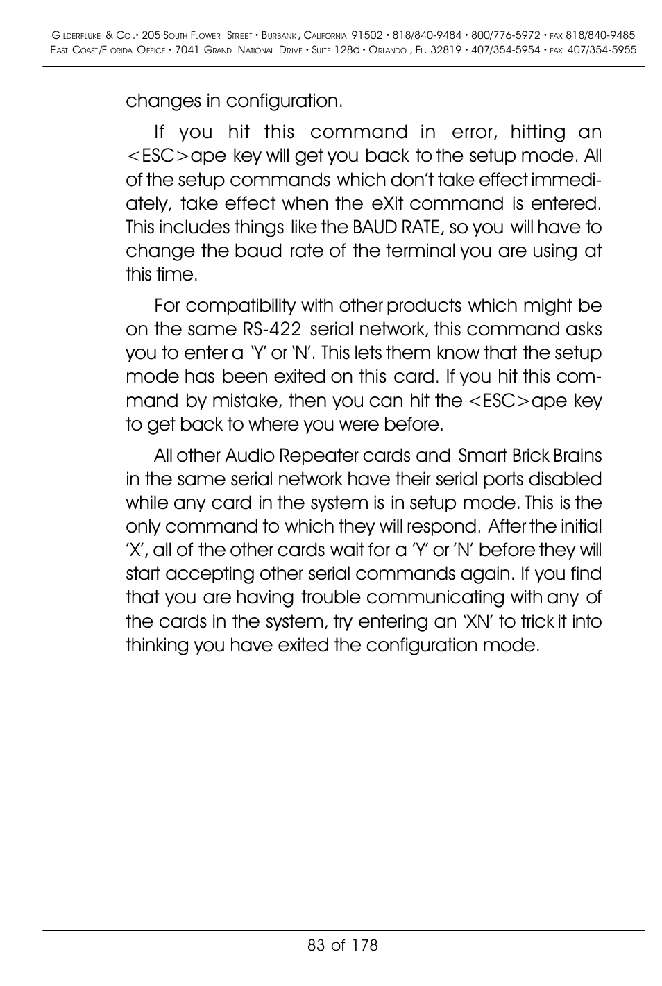 Gilderfluke&Co 'Smart' Brick Animation Control System User Manual | Page 93 / 188