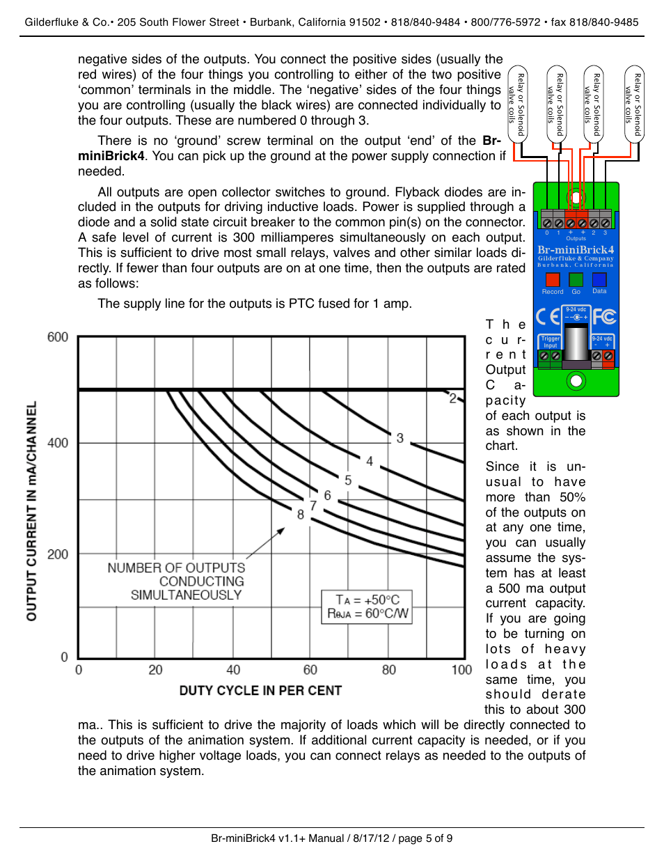 Br-minibrick4 | Gilderfluke&Co Br-miniBrick4 User Manual | Page 8 / 12