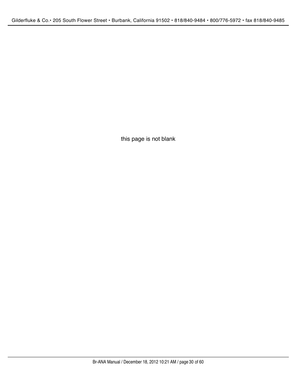 Gilderfluke&Co BR-ANA Analog Output Smart/Dumb Brick User Manual | Page 30 / 60