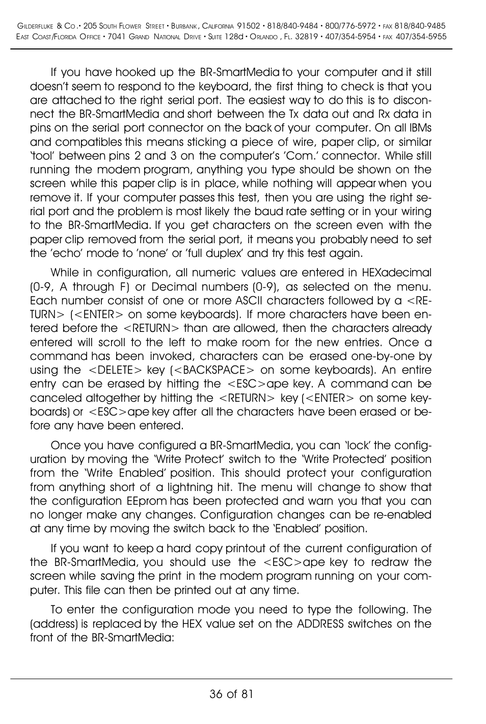 36 of 81 | Gilderfluke&Co BR-SmartMedia User Manual | Page 44 / 89