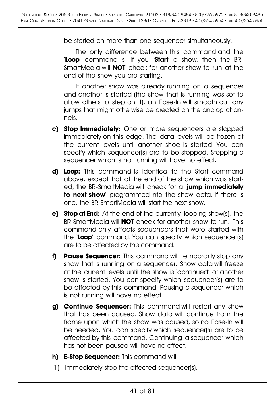 41 of 81 | Gilderfluke&Co BR-SmartMedia User Manual | Page 49 / 89
