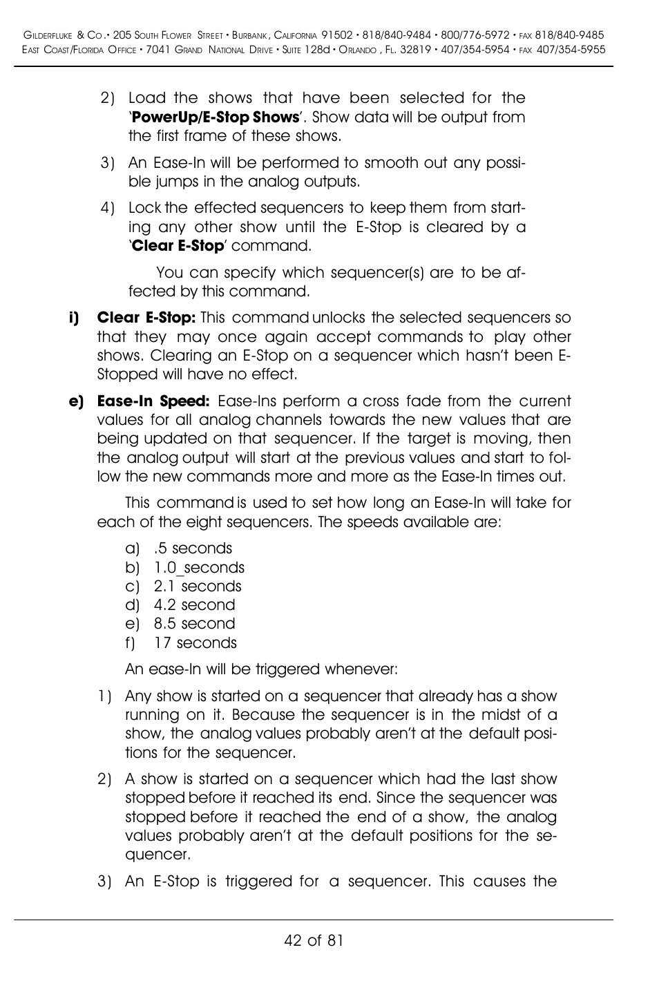 42 of 81 | Gilderfluke&Co BR-SmartMedia User Manual | Page 50 / 89
