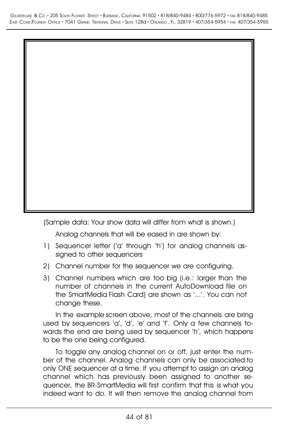 44 of 81 | Gilderfluke&Co BR-SmartMedia User Manual | Page 52 / 89