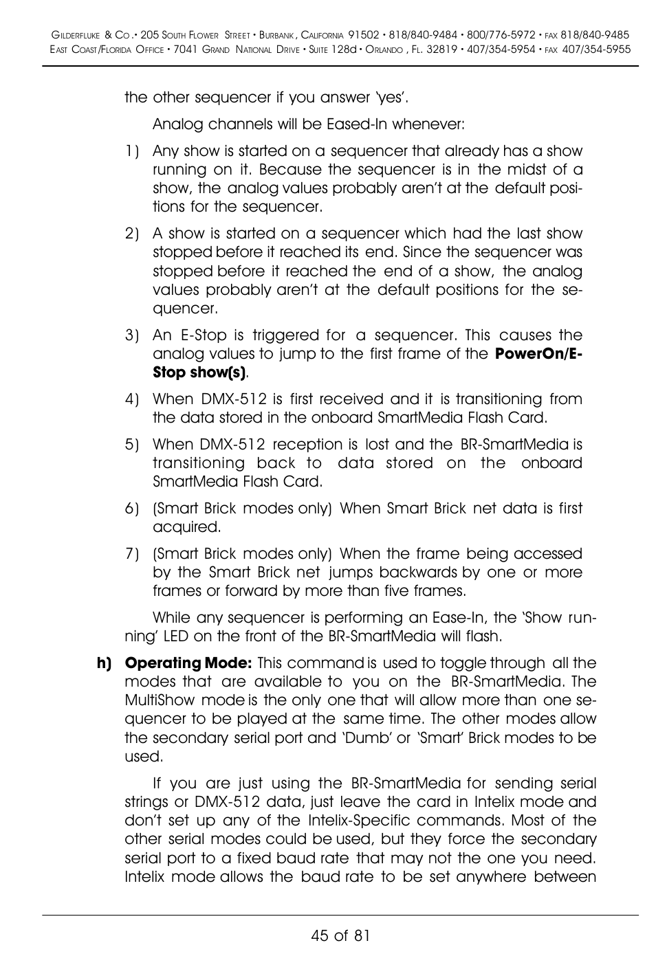 45 of 81 | Gilderfluke&Co BR-SmartMedia User Manual | Page 53 / 89