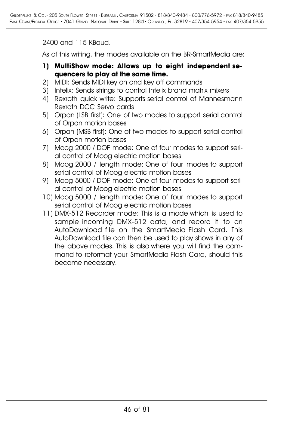 46 of 81 | Gilderfluke&Co BR-SmartMedia User Manual | Page 54 / 89