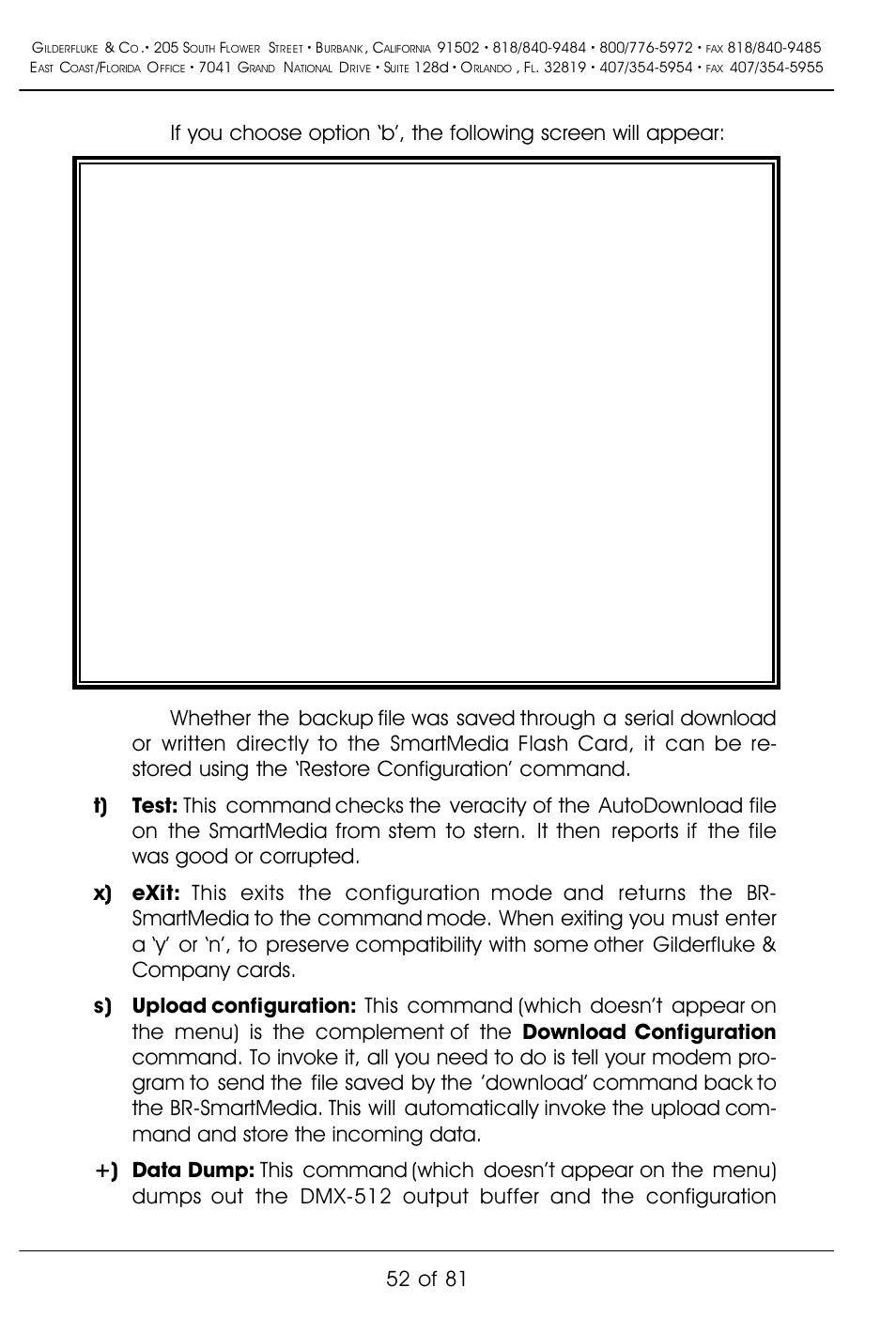 52 of 81 | Gilderfluke&Co BR-SmartMedia User Manual | Page 60 / 89
