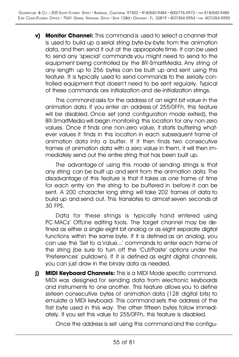 55 of 81 | Gilderfluke&Co BR-SmartMedia User Manual | Page 63 / 89