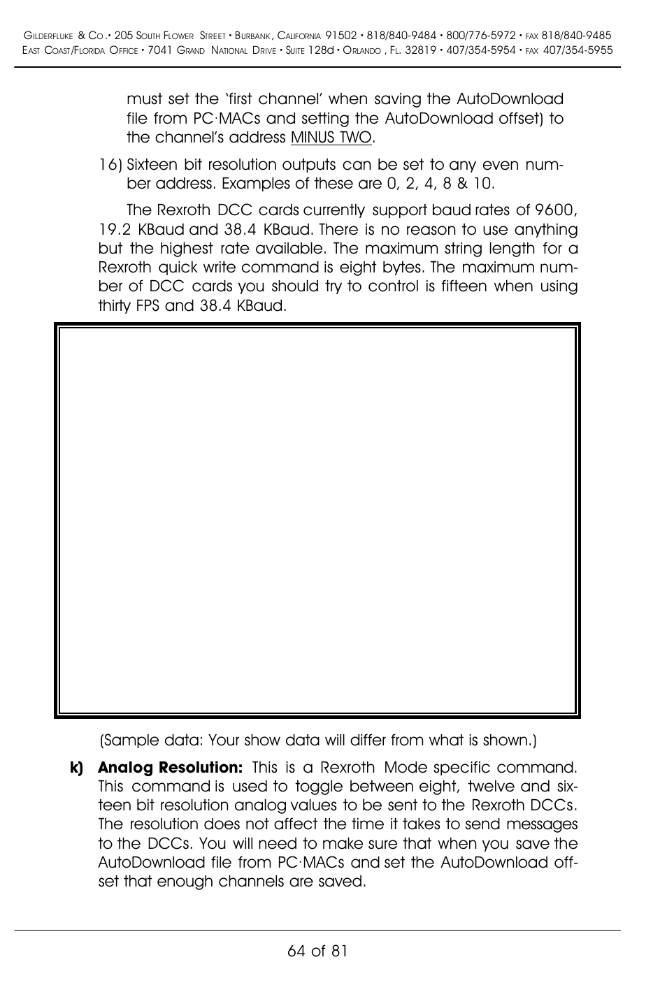 64 of 81 | Gilderfluke&Co BR-SmartMedia User Manual | Page 72 / 89