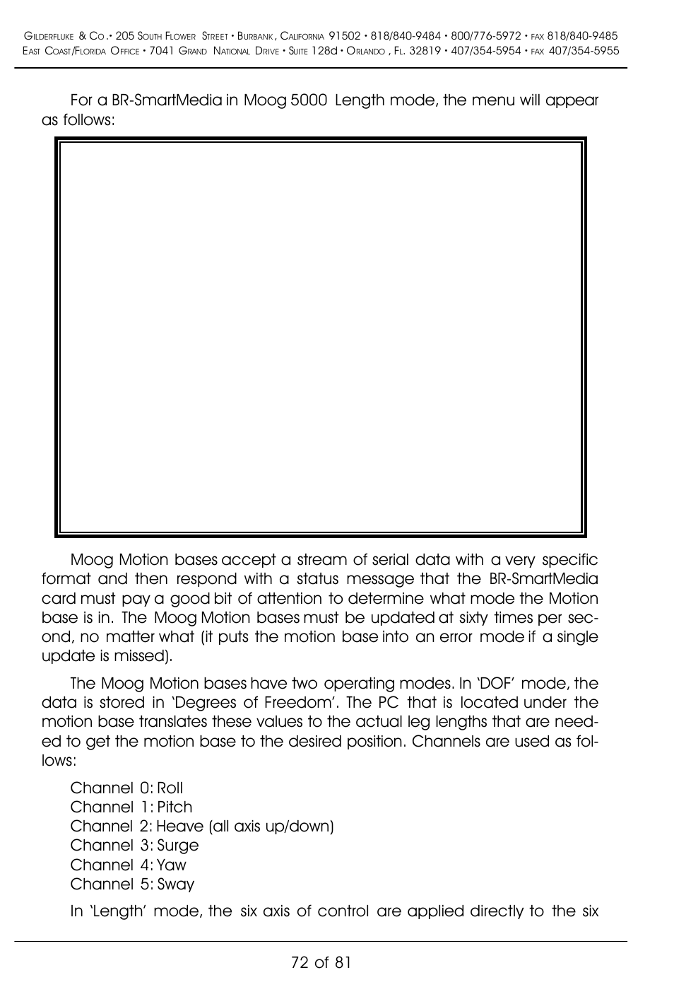 72 of 81 | Gilderfluke&Co BR-SmartMedia User Manual | Page 80 / 89