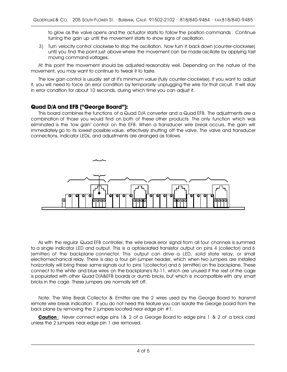 Gilderfluke&Co old EFB Controllers User Manual | Page 4 / 5