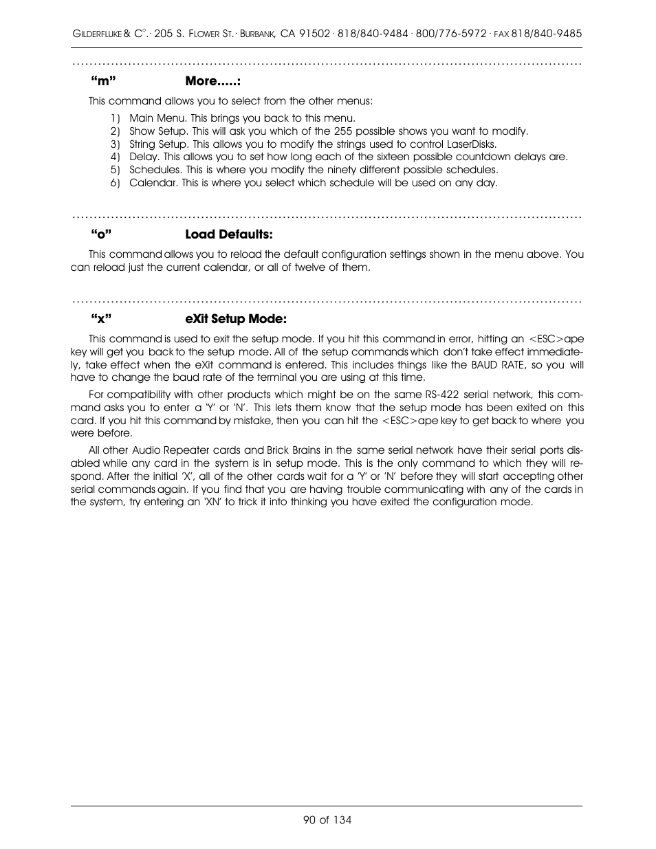Gilderfluke&Co old Smart Brick Manual User Manual | Page 100 / 144
