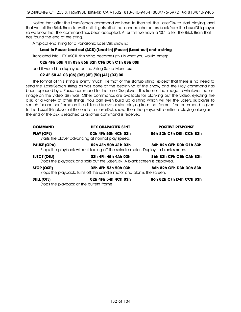 Gilderfluke&Co old Smart Brick Manual User Manual | Page 142 / 144